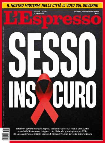 L’Espresso – 22 Maggio 2026