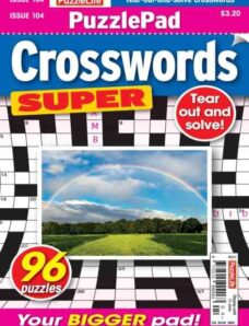 PuzzleLife PuzzlePad Crosswords Super – May 2026