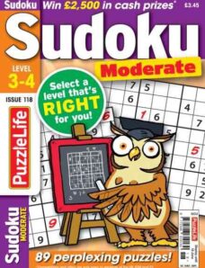 PuzzleLife Sudoku Moderate – May 2026