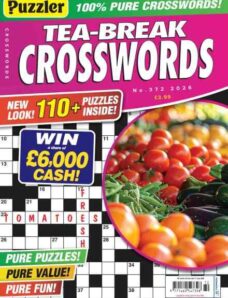 Puzzler Tea-Break Crosswords – Issue 372 2026