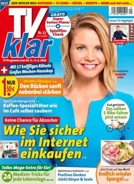 TV Klar – 21 Mai 2026