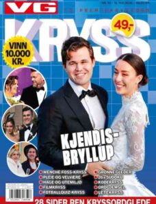 VG Kryssord – 18 Mai 2026