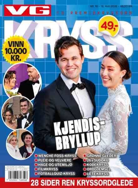 VG Kryssord – 18 Mai 2026