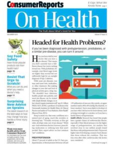 Consumer Reports on Health – December 2015