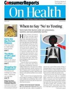 Consumer Reports on Health – March 2016