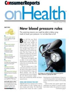 Consumer Reports on Health – May 2015