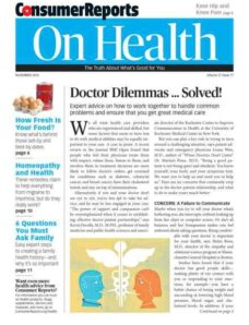 Consumer Reports on Health – November 2015