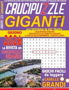 Crucipuzzle Giganti – Giugno 2026