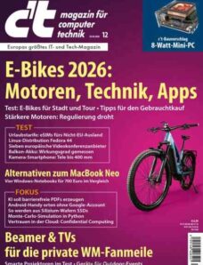 c’t Magazin Fur Computertechnik – 29 Mai 2026