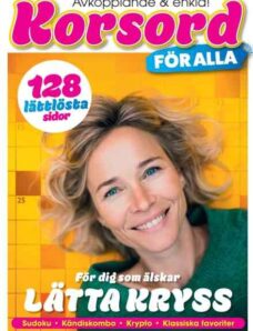 Korsord & Sudoku – 29 Maj 2026