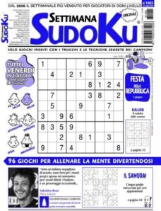 Settimana Sudoku – 29 Maggio 2026
